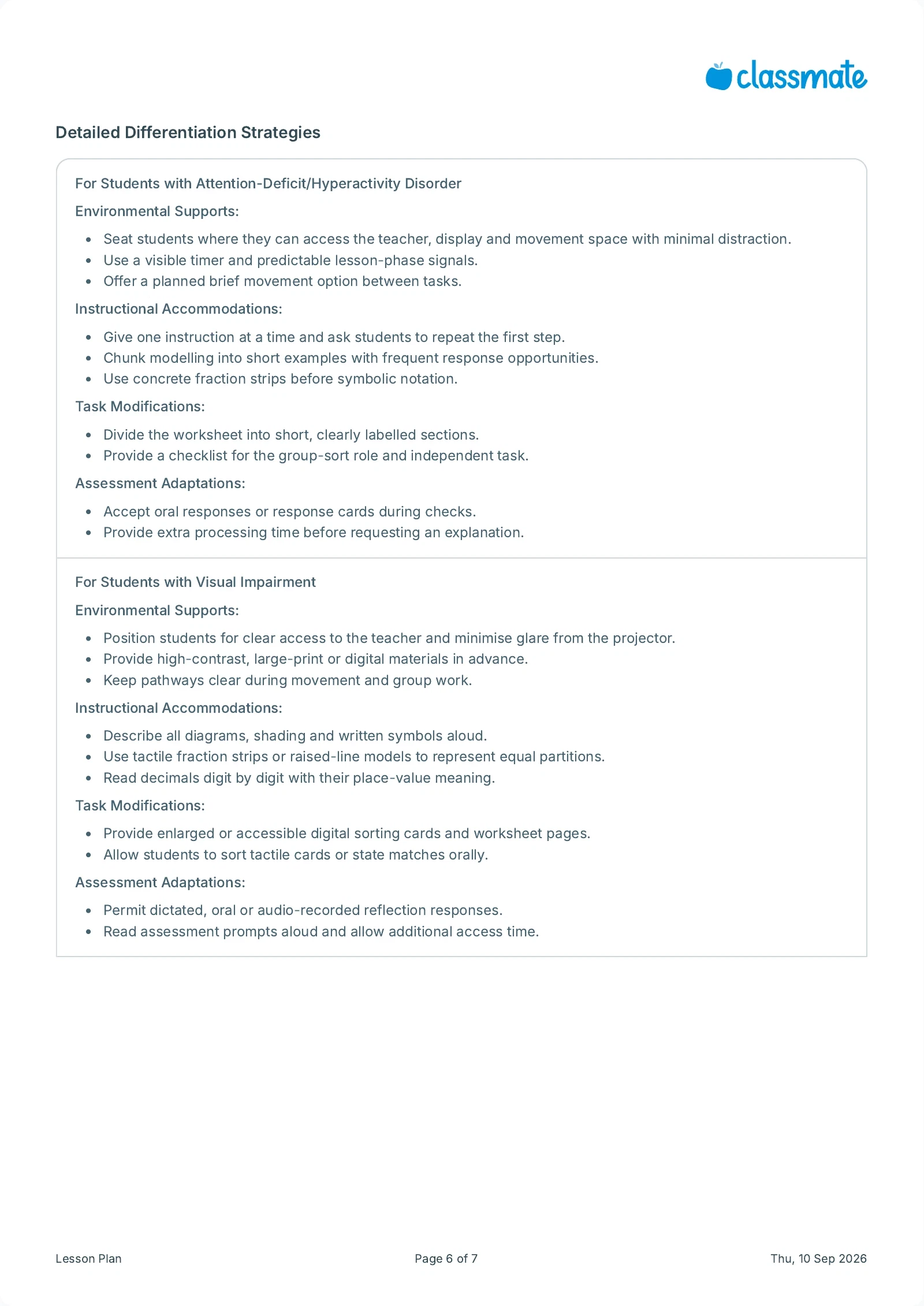 Lesson plan preview page 6